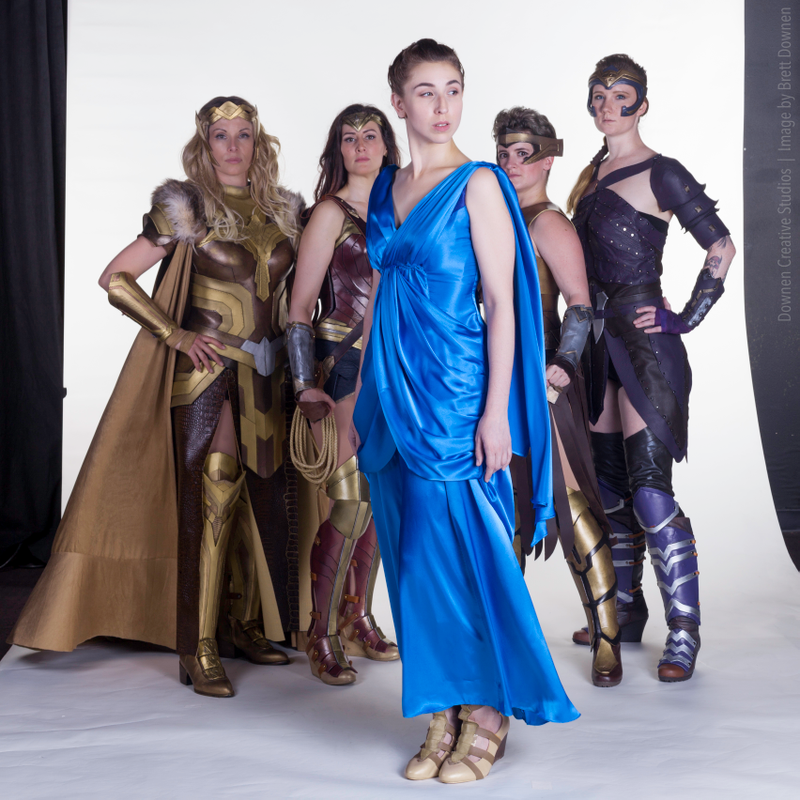 Illustration for article titled Cosplayers Create Their Own Wonder Woman Vanity Fair Shoot